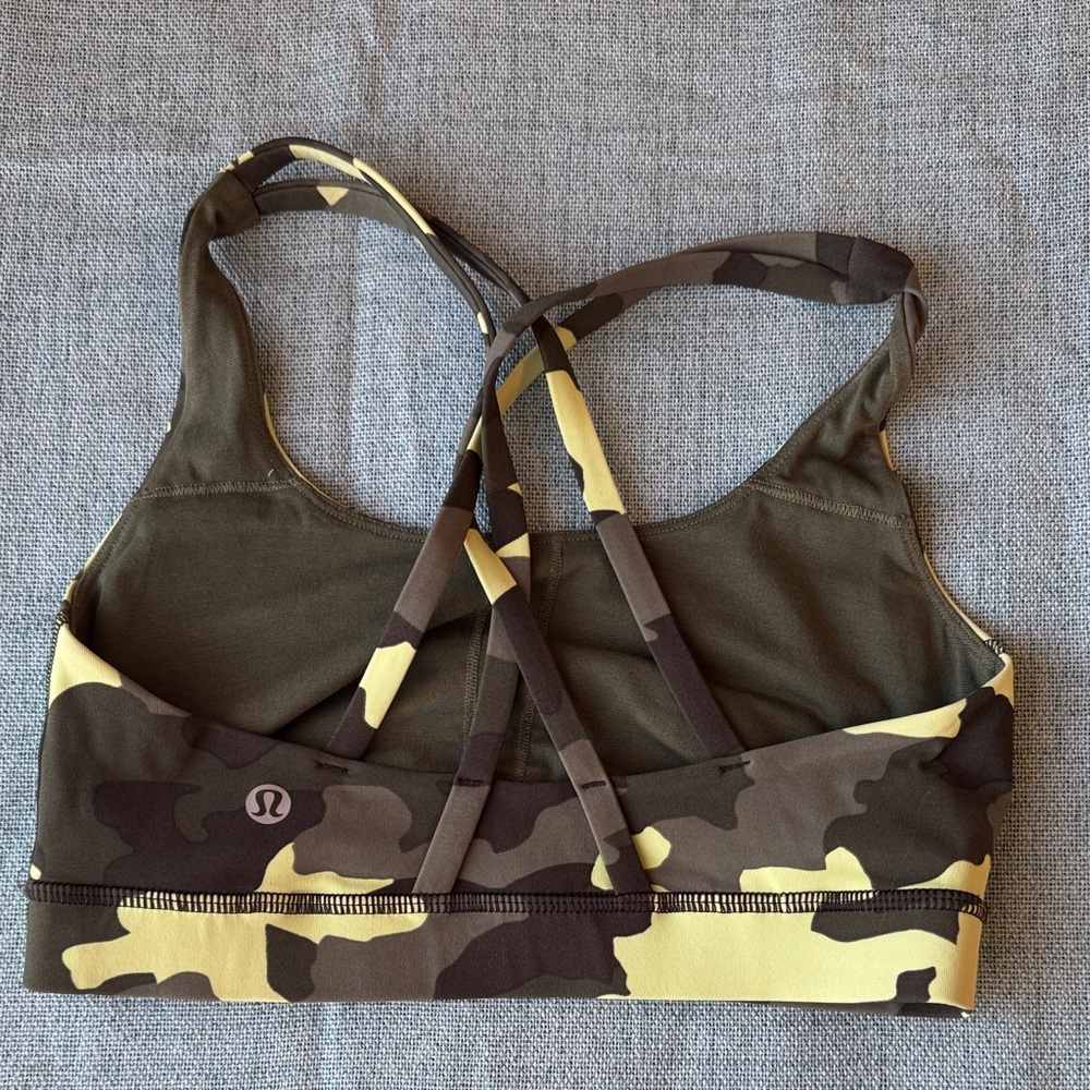 Women’s sports bra, color green en brown , xs size